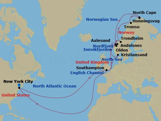 Cruise Map