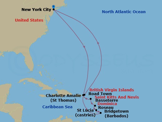 Cruise Map