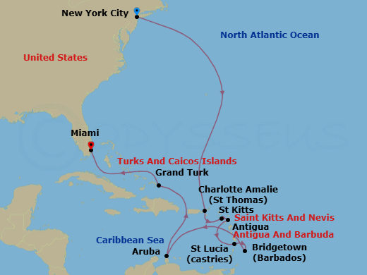 Cruise Map