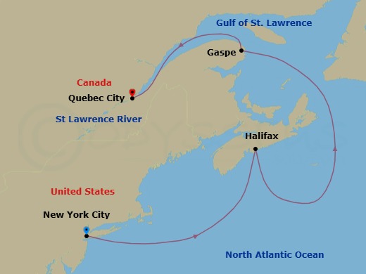 Cruise Map