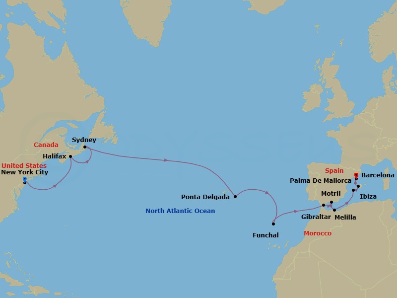 Cruise Map