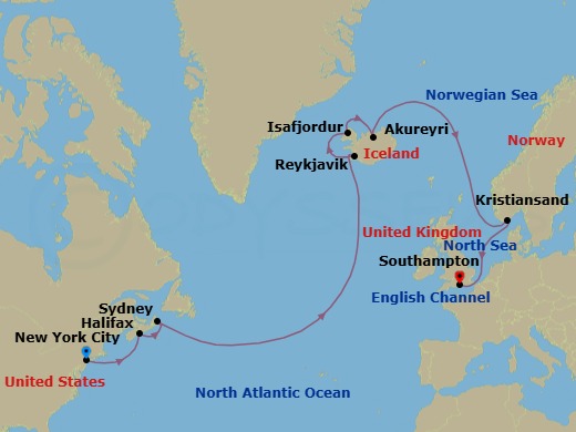 Cruise Map