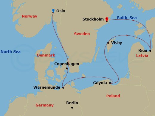 Cruise Map