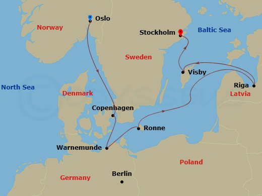 Cruise Map