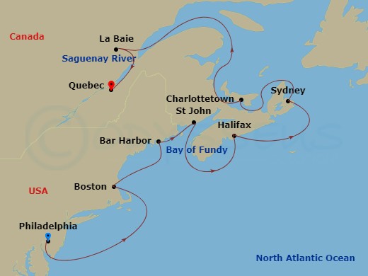 Cruise Map