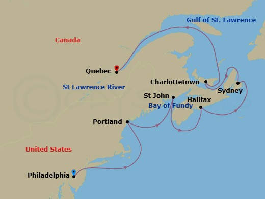 Cruise Map