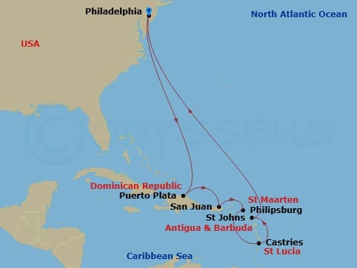 Cruise Map