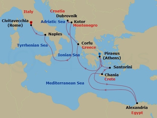 Cruise Map