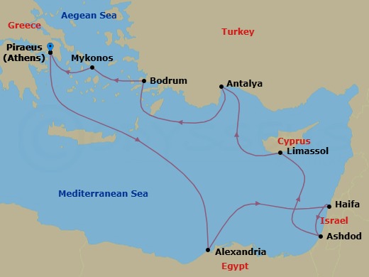 Cruise Map