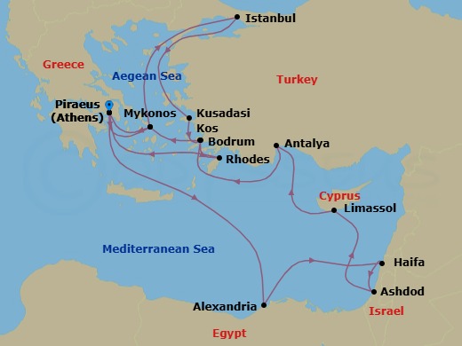 Cruise Map