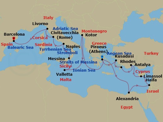 Cruise Map