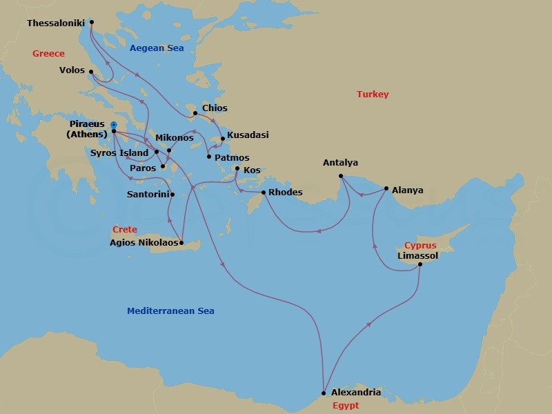 Cruise Map