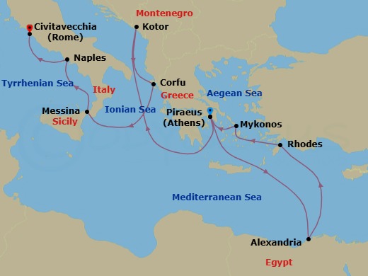 Cruise Map
