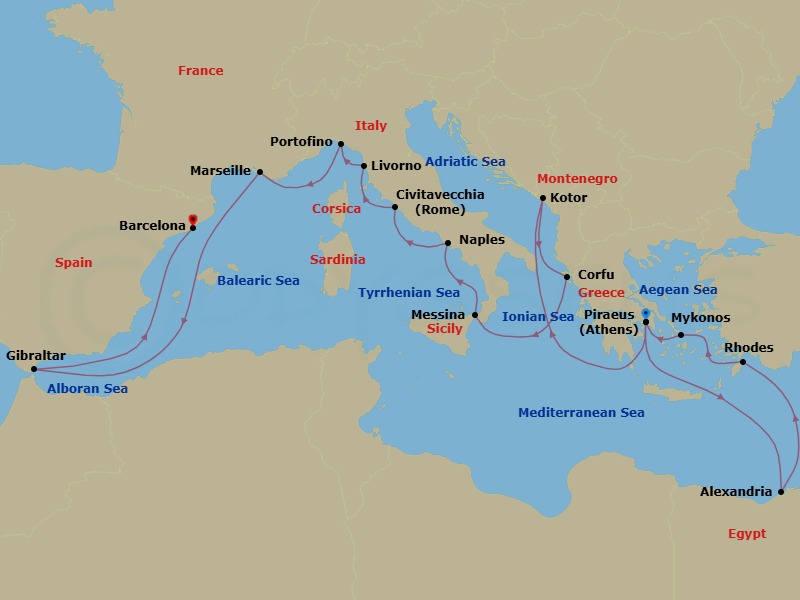 Cruise Map