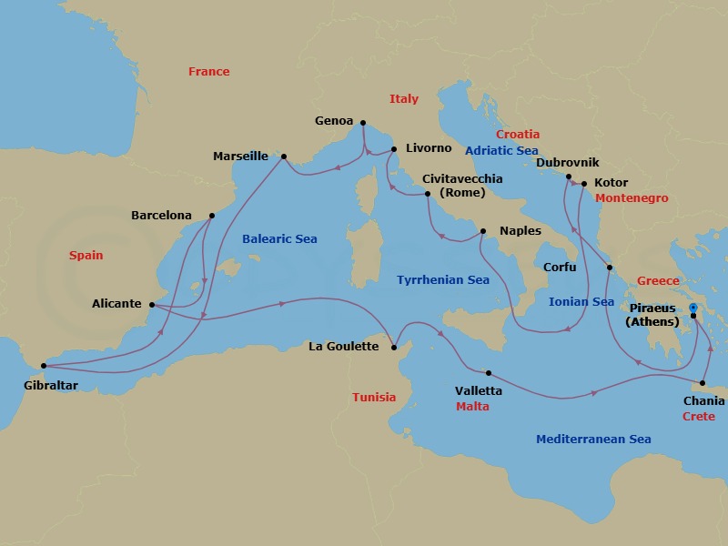 Cruise Map