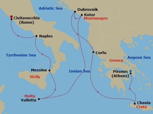 Cruise Map