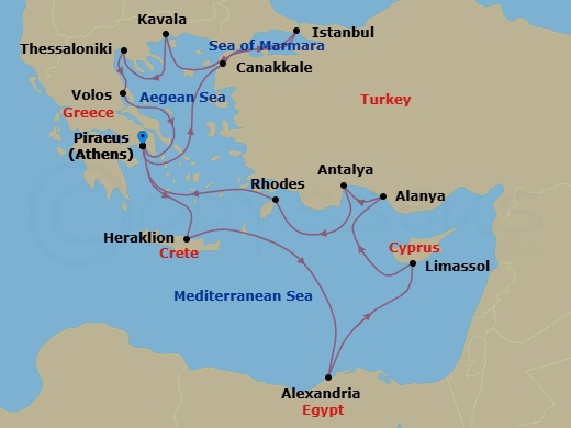Cruise Map