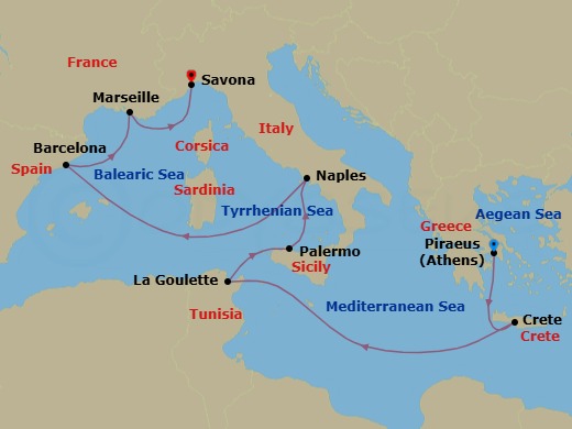 Cruise Map