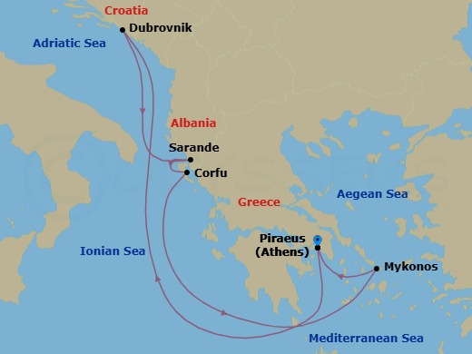 Cruise Map