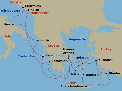 Cruise Map