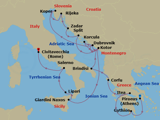 Cruise Map