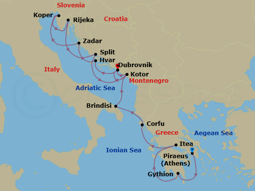 Cruise Map