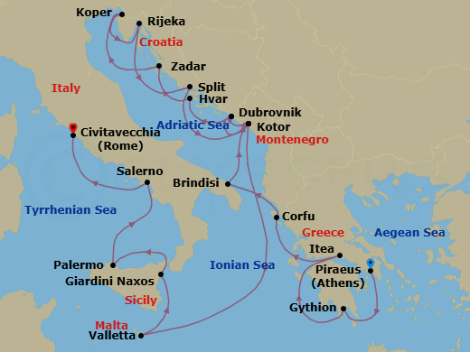 Cruise Map