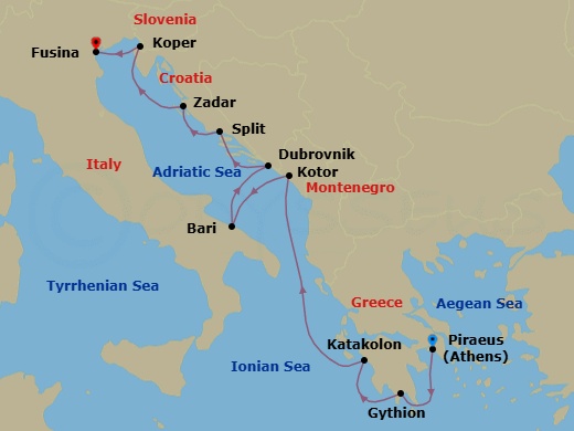 Cruise Map