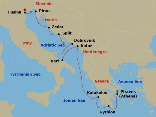 Cruise Map