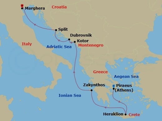 Cruise Map