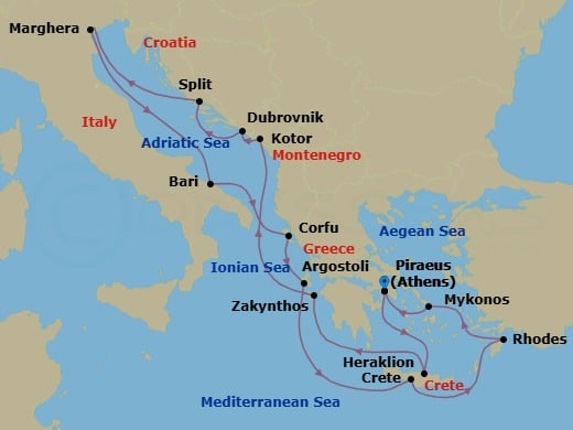 Cruise Map