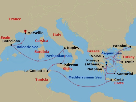 Cruise Map