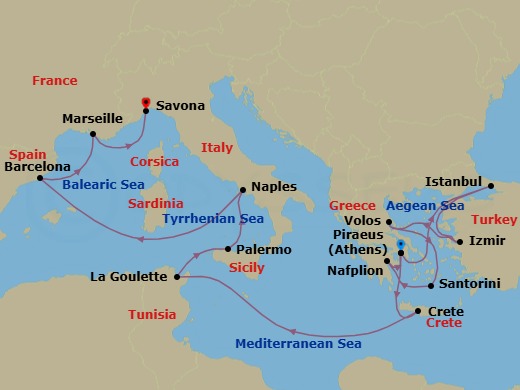 Cruise Map