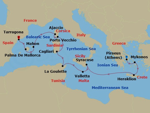 Cruise Map