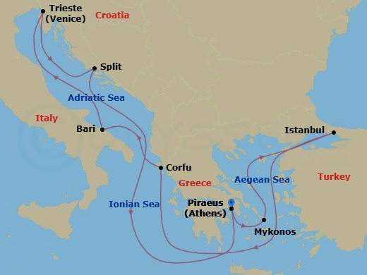 Cruise Map
