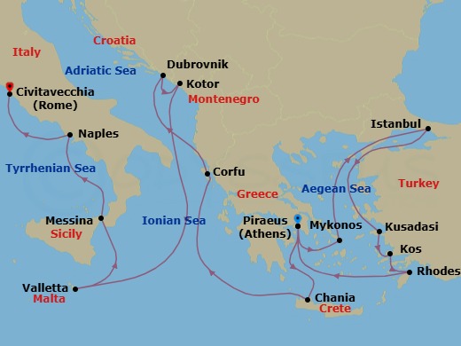 Cruise Map
