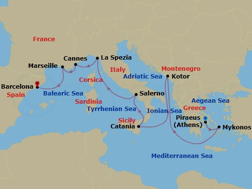 Cruise Map