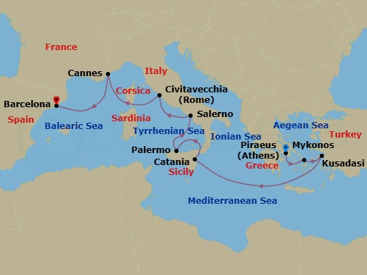 Cruise Map