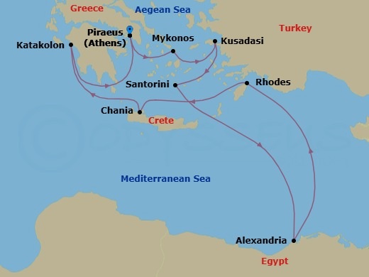 Cruise Map