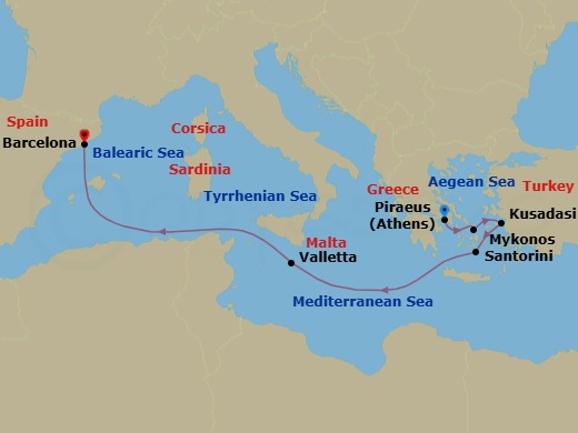 Cruise Map