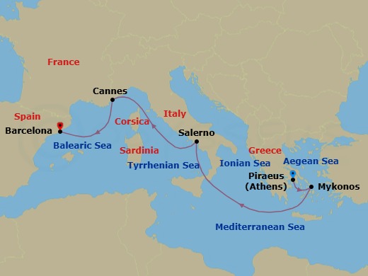 Cruise Map