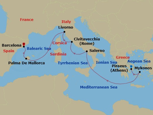 Cruise Map