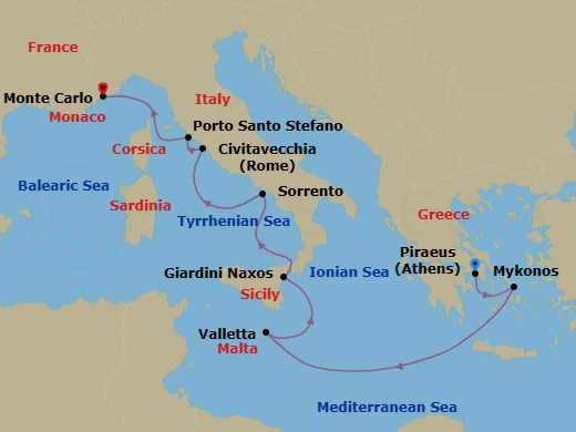 Cruise Map