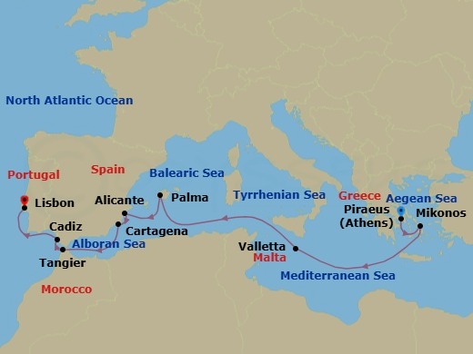 Cruise Map