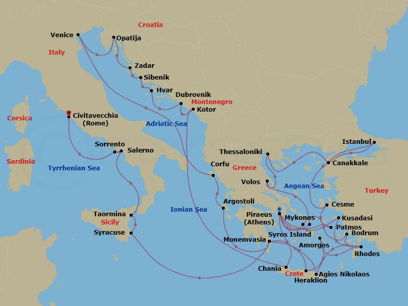 Cruise Map