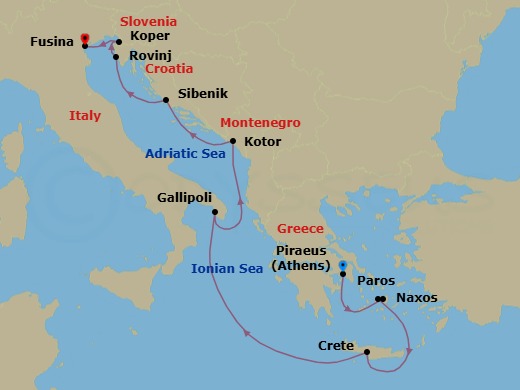 Cruise Map