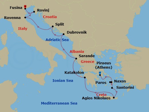 Cruise Map