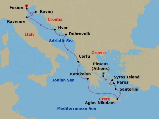 Cruise Map