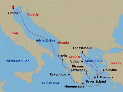 Cruise Map