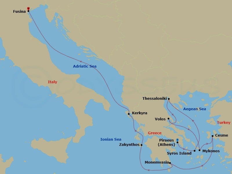 Cruise Map